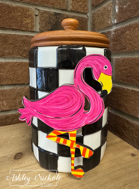 Funky Flamingo -Summer - Mini Piece (Magnet/Velcro)