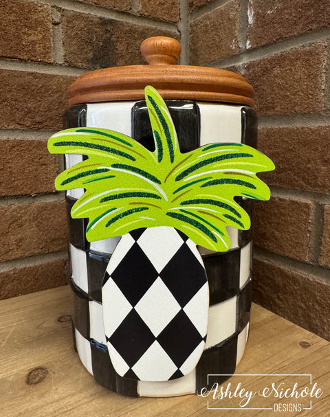Pineapple - Harlequin - Mini Piece (Magnet/Velcro)