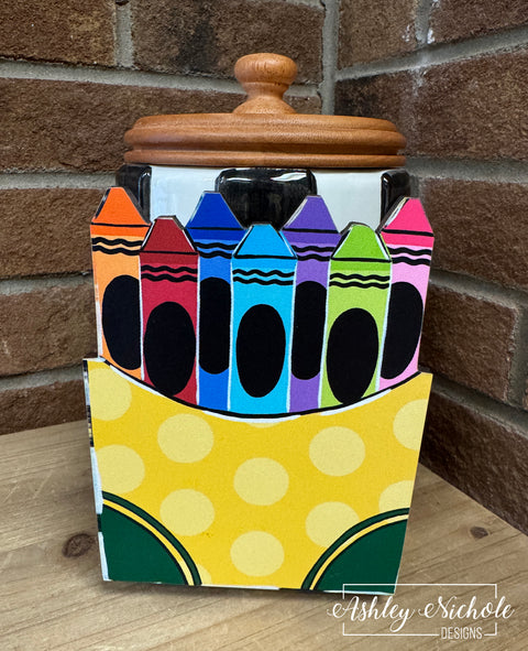Crayon Box - Mini Piece (Magnet/Velcro)