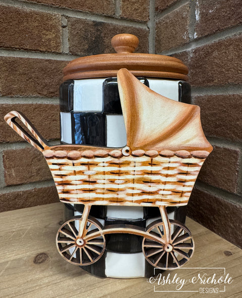 Baby Carriage - Mini Piece (Magnet/Velcro)