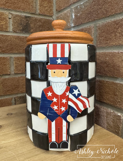 Uncle Sam Full Body - Mini Piece (Magnet/Velcro)