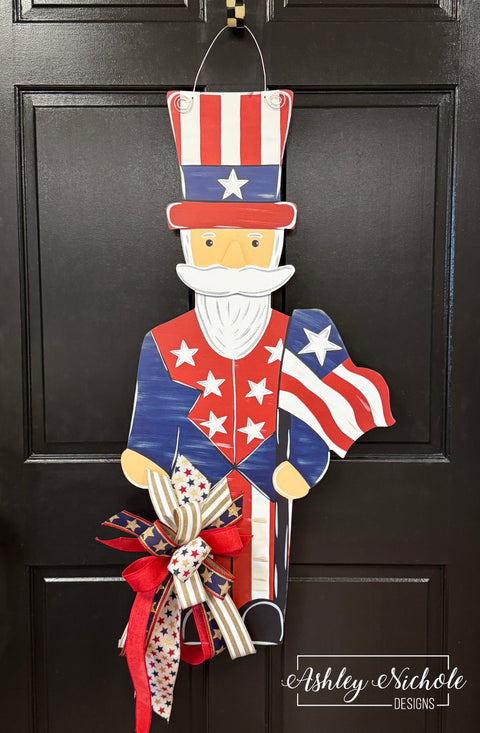 Uncle Sam Full Body - Patriotic - Door Hanger (UV PRINTED ONLY)