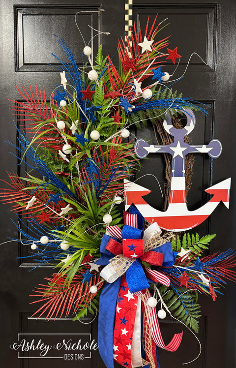 American Anchor Wreath