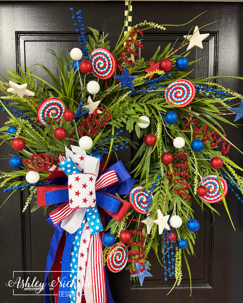 4th Of July Party Wreath