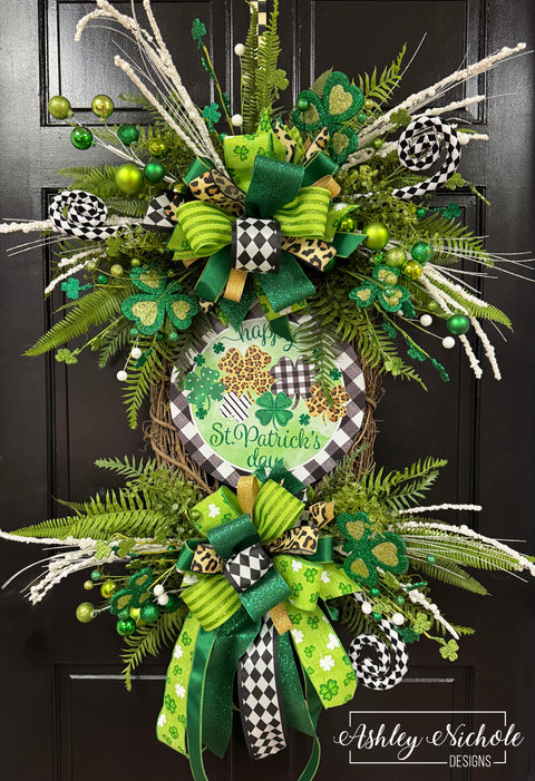 St. Patrick's Day Sign Wreath