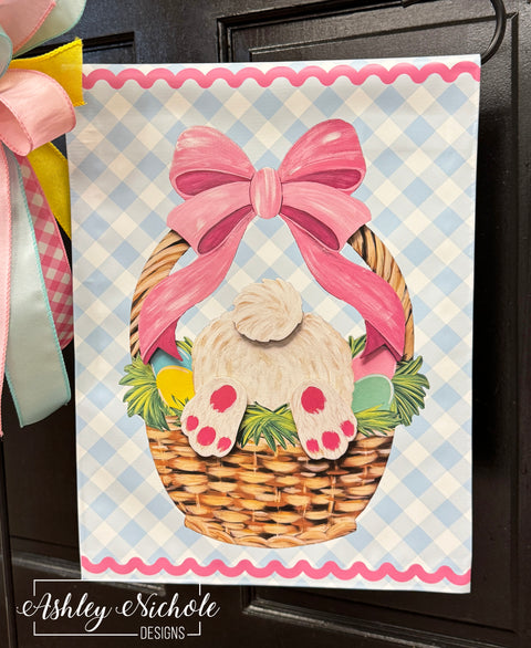 Bunny - Cottontail Cutie - Vinyl Garden Flag