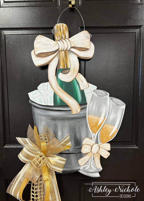 Champagne Celebration - Door Hanger (UV Printed Only)