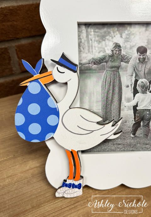 Special Delivery Stork - Boy - Mini Piece (Magnet/Velcro)