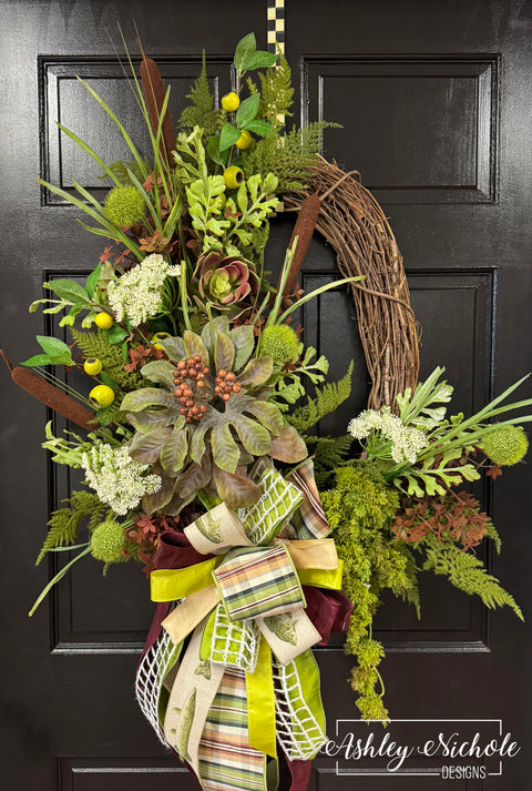 A Day by the Lake Wreath