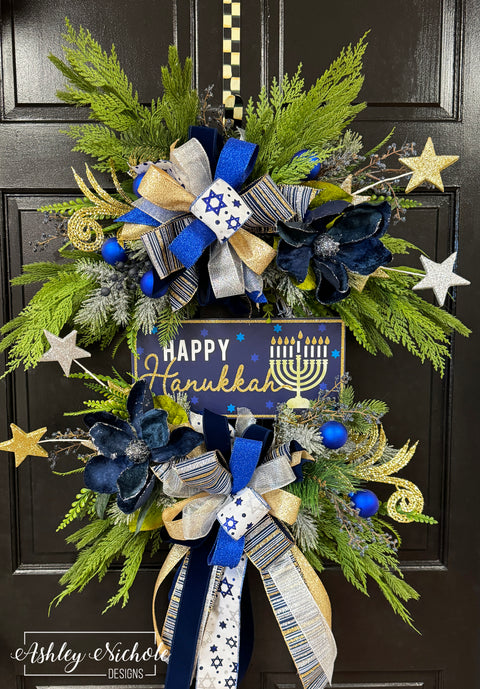 Hanukkah Holidays Wreath