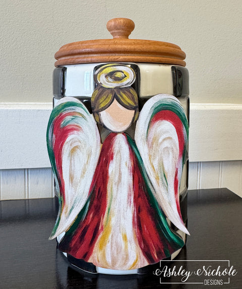 Joyful Christmas Angel - Christmas Mini Piece (Magnet/Velcro)