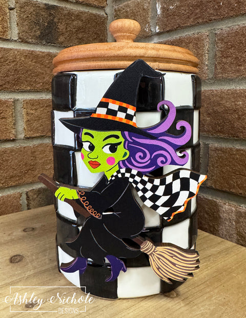 Toil & Trouble Sassy Witch - Mini Piece (Magnet/Velcro)