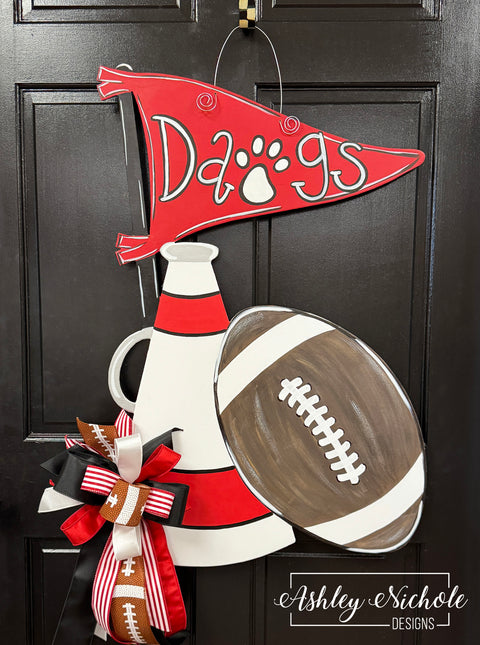 Football Game Day Spirit - Door Hanger