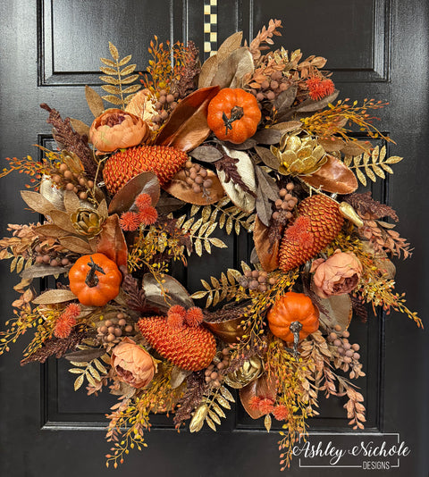 Autumn Luxe Elegance Wreath