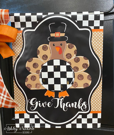 Pilgrim Turkey - Vinyl Garden Flag