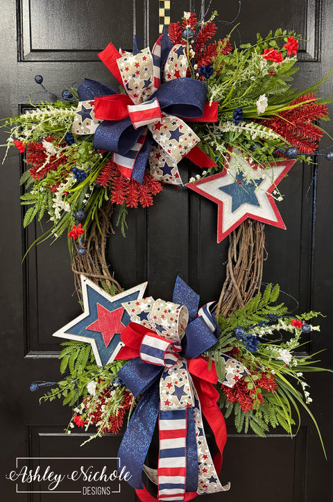 *READY to SHIP* - Stars & Sparkle Celebration Wreath