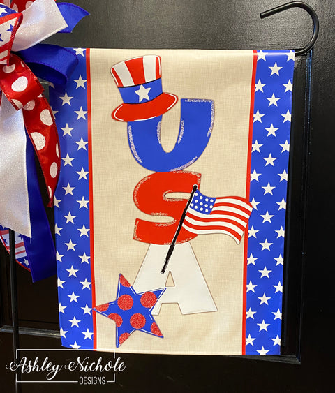 Patriotic USA - Vinyl Garden Flag