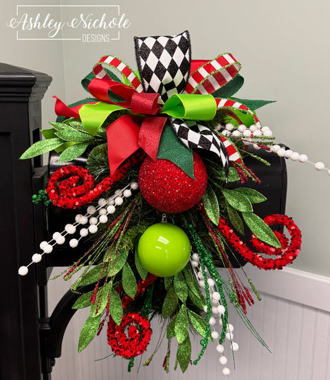 Mailbox Swag - Holly Jolly Whimsical Christmas