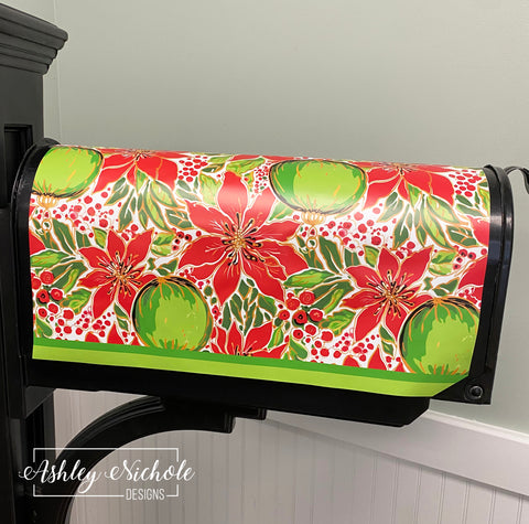 Old Time Christmas - Magnetic Vinyl Mailbox Cover