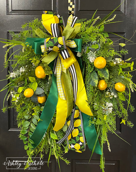 Lemon Meringue Wreath