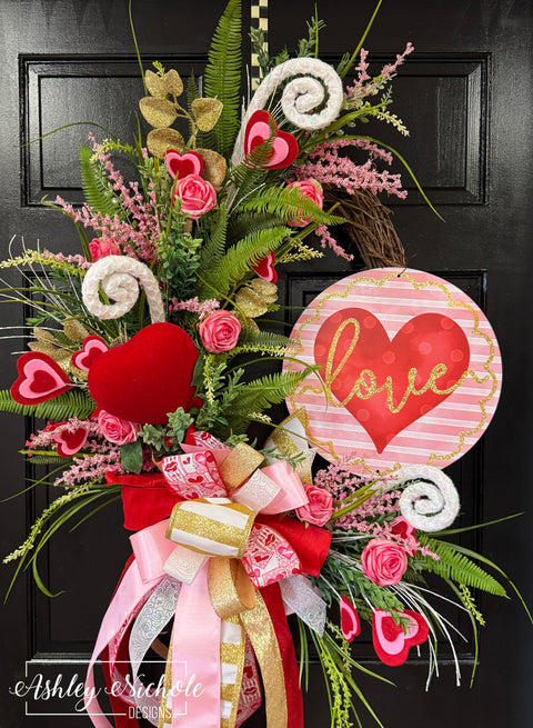 Love Plaque Wreath
