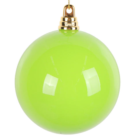 3" High Gloss Ball Ornament - Lime