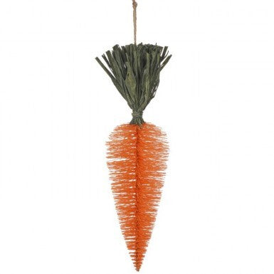 11" Glitter Bristle Carrot - Orange