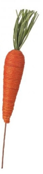 14" Jute Carrot - Orange