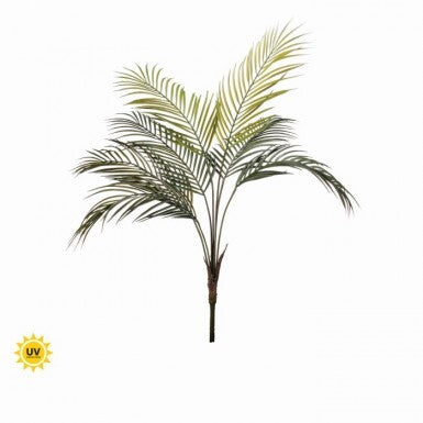 32" Plastic UV Treated Natural Touch Palm Plant Spray - Green