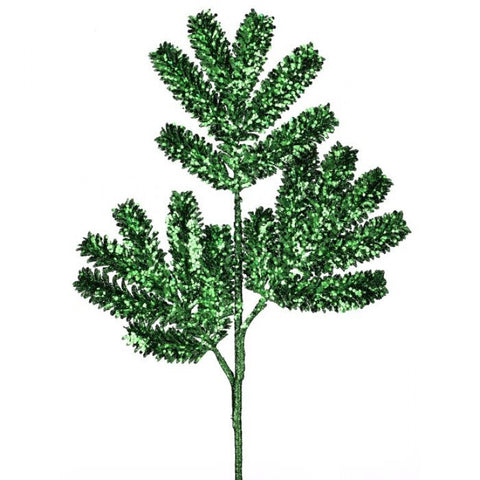 24" Metallic Spruce Spray - Green