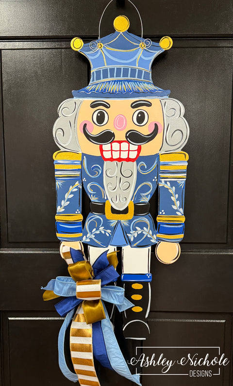 Nutcracker - Chinoiserie - Christmas Door Hanger (UV Printed)
