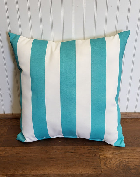 Outdoor Pillow - Ocean Stripe