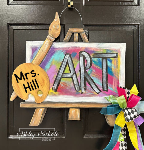 Art Teacher Door Hanger - UV Printed