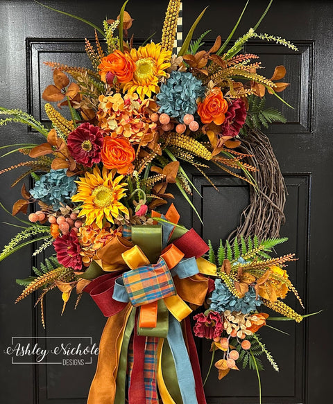 Ready for Autumn Fall Wreath