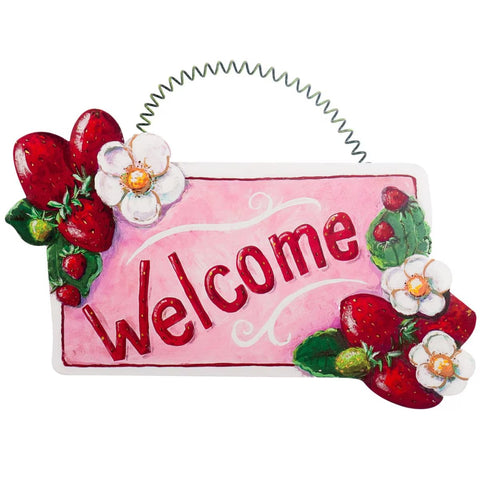 Welcome Strawberry Sign