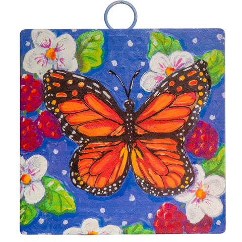 Mini Monarch Butterfly Print Charm Attachment