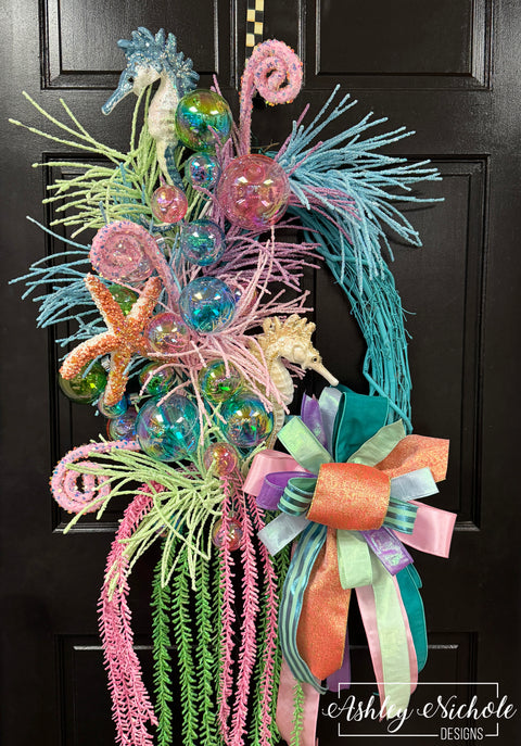 "Sea"sons Greetings Christmas Wreath
