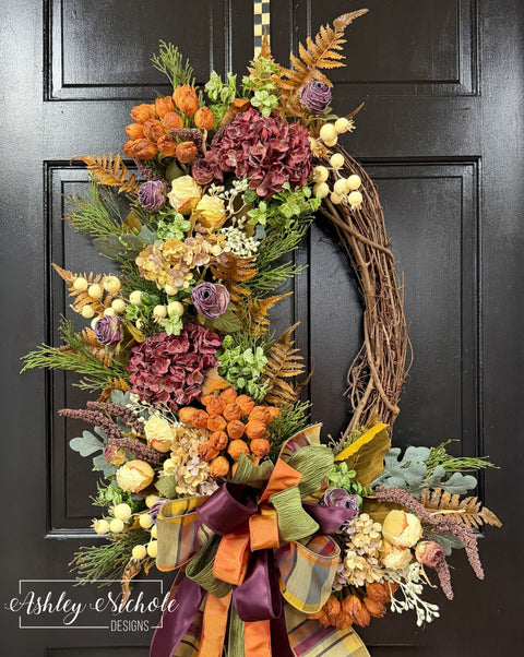 Southern Autumn Charm Wreath