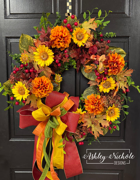 Sun Kissed Fall Bliss Wreath