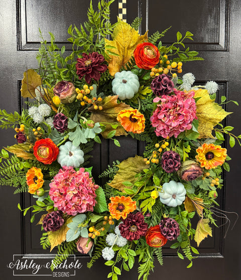 The Elegance of Fall Wreath