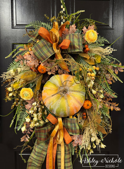 **The Great Pumpkin Fall Wreath