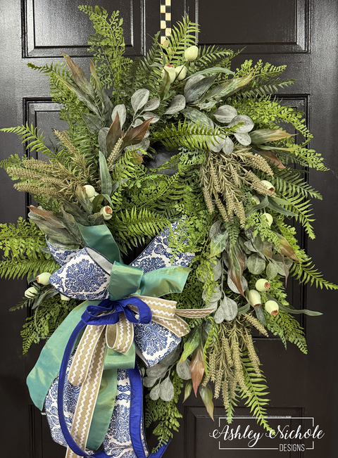 The Perfect Fern & Eucalyptus Wreath