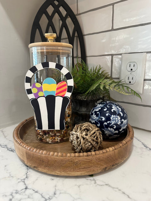 Easter Basket - Colorful & Funky - Easter - Mini Piece (Magnet/Velcro)