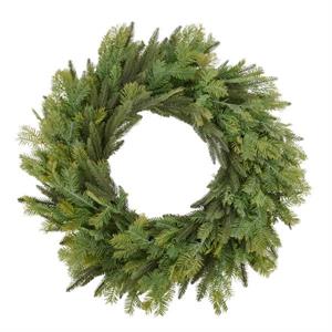 30" Mixed Dusty Pine Wreath