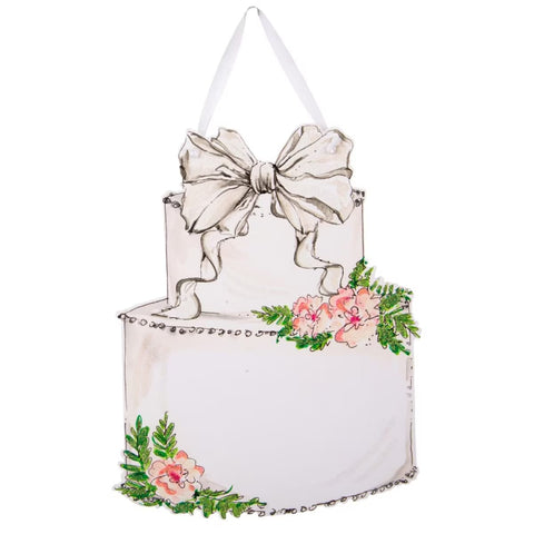 Wedding Cake PVC Door Hanger