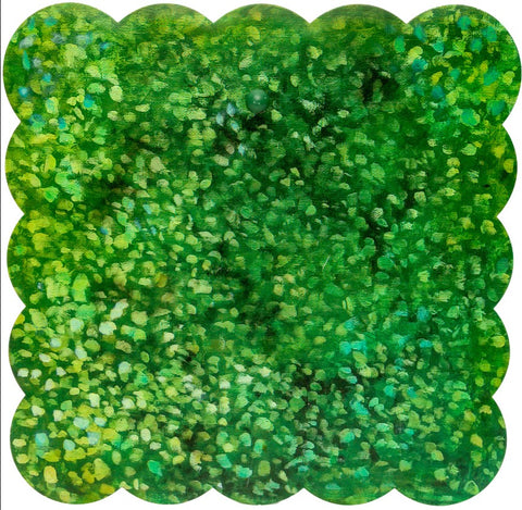 Scalloped Boxwood Mini Gallery Charm Display Board