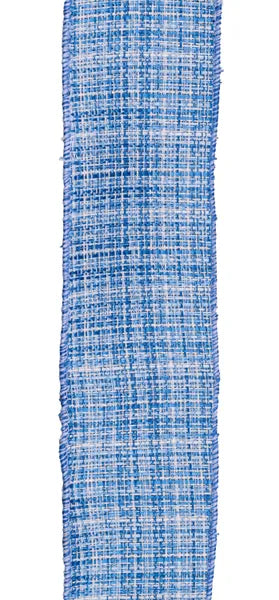 Blue Woven Wired Ribbon - 1.5" x 50yds