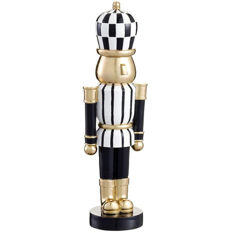 13" Nutcracker - White/Black