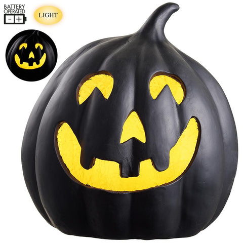 16.5" Jack-O-Lantern Light - Battery Operated - Black