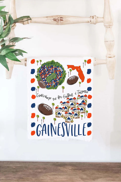 19" x 28" Cotton College Town Tea Towel - Gainesville, FL